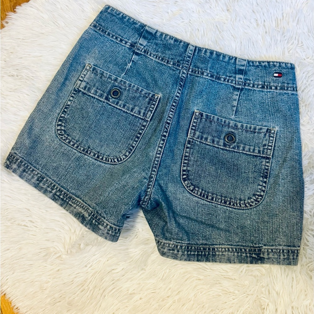 Vintage Tommy Hilfiger Jeans Y2K 2003 Women's Blue Jean Denim Shorts